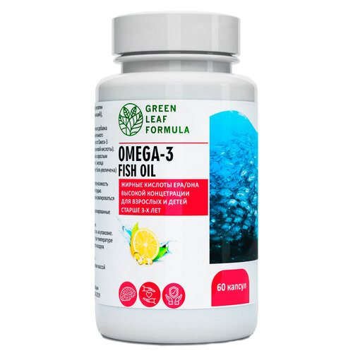 Green Leaf Formula Omega-3 Fish oil, 790 ,         ., 67 , 60 .,  867